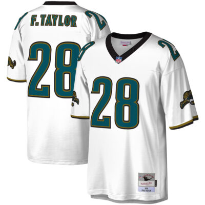 Fred Taylor Jacksonville Jaguars White Legacy Jersey - All Stitched