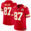 Travis Kelce Kansas City Chiefs Red Home Vapor F.U.S.E Limited Jersey - All Stitched