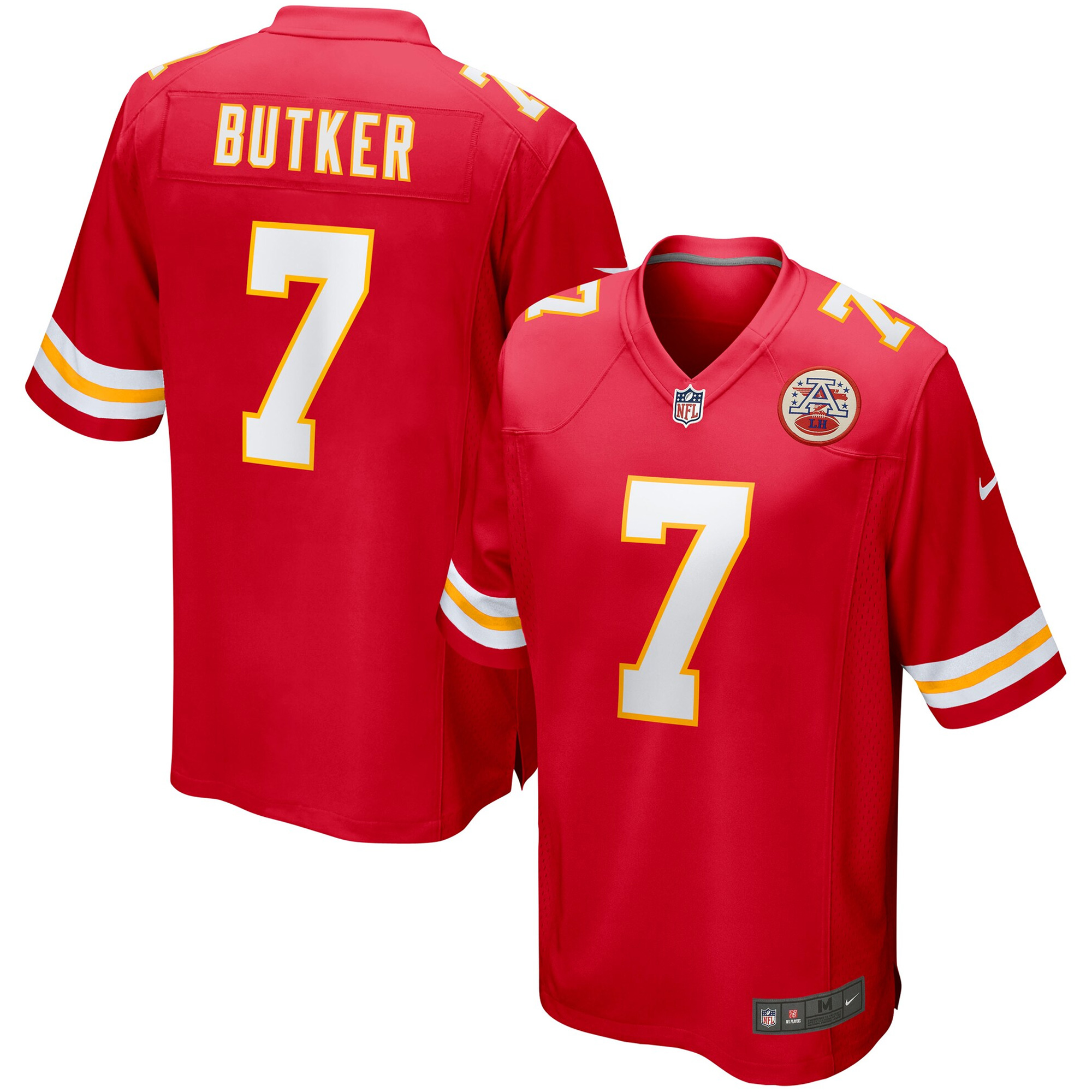 Harrison Butker Kansas City Chiefs Red Home Game Jersey - All Stitched