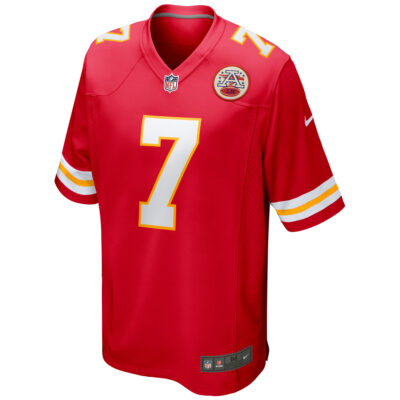 Alternative view of Harrison Butker Kansas City Chiefs Red Home Game Jersey - All Stitched