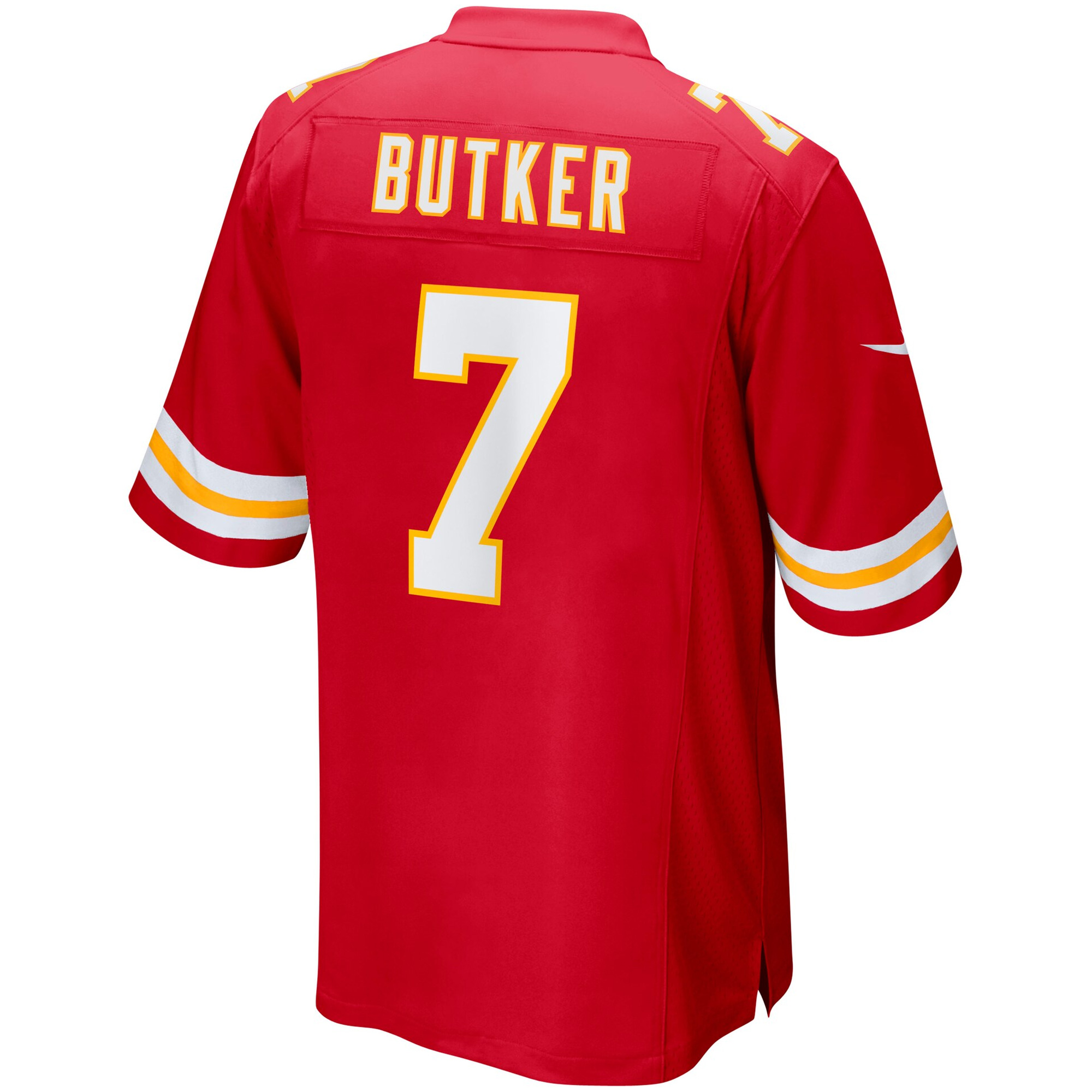 Harrison Butker Kansas City Chiefs Red Home Game Jersey - All Stitched - Image 3