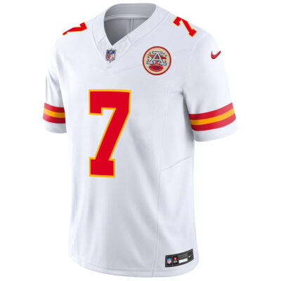 Alternative view of Harrison Butker Kansas City Chiefs White Road Vapor F.U.S.E Limited Jersey - All Stitched