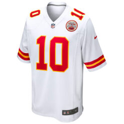 Alternative view of Isiah Pacheco Kansas City Chiefs White Road Game Jersey - All Stitched