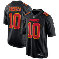 Isiah Pacheco Kansas City Chiefs Black Fashion Game Jersey - All Stitched