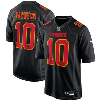 Isiah Pacheco Kansas City Chiefs Black Fashion Game Jersey - All Stitched