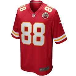 Alternative view of Tony Gonzalez Kansas City Chiefs Red Home Game Jersey - All Stitched