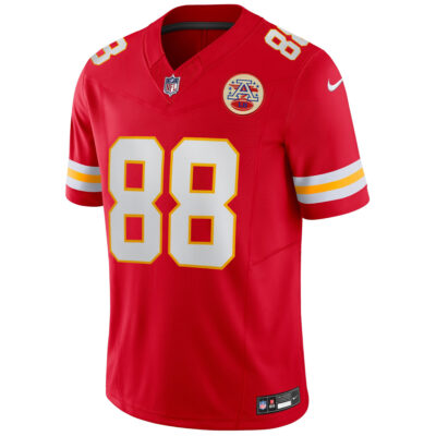 Alternative view of Tony Gonzalez Kansas City Chiefs Red Home Vapor F.U.S.E Limited Jersey - All Stitched