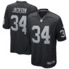 Bo Jackson Las Vegas Raiders Black Home Game Jersey - All Stitched