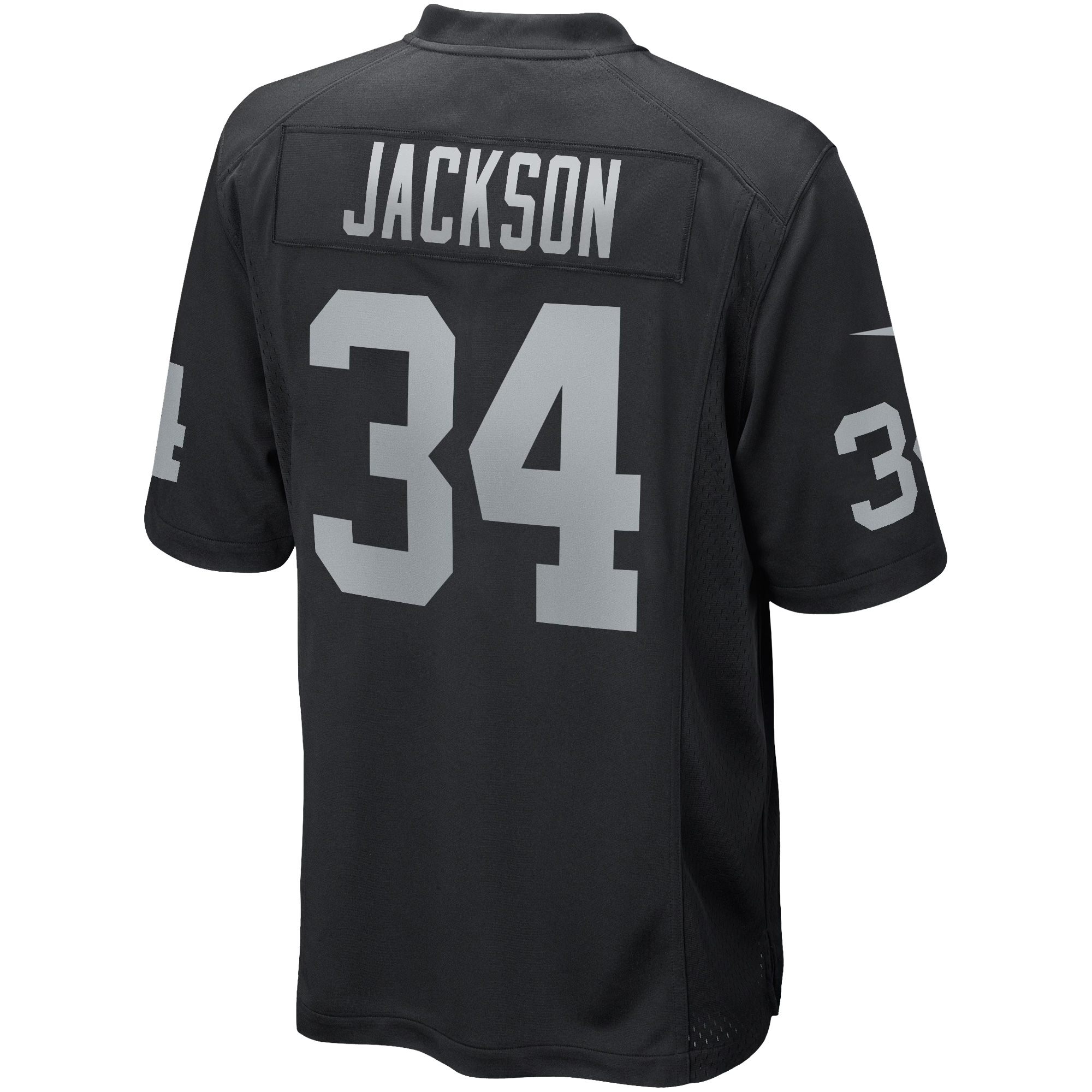 Bo Jackson Las Vegas Raiders Black Home Game Jersey - All Stitched - Image 3