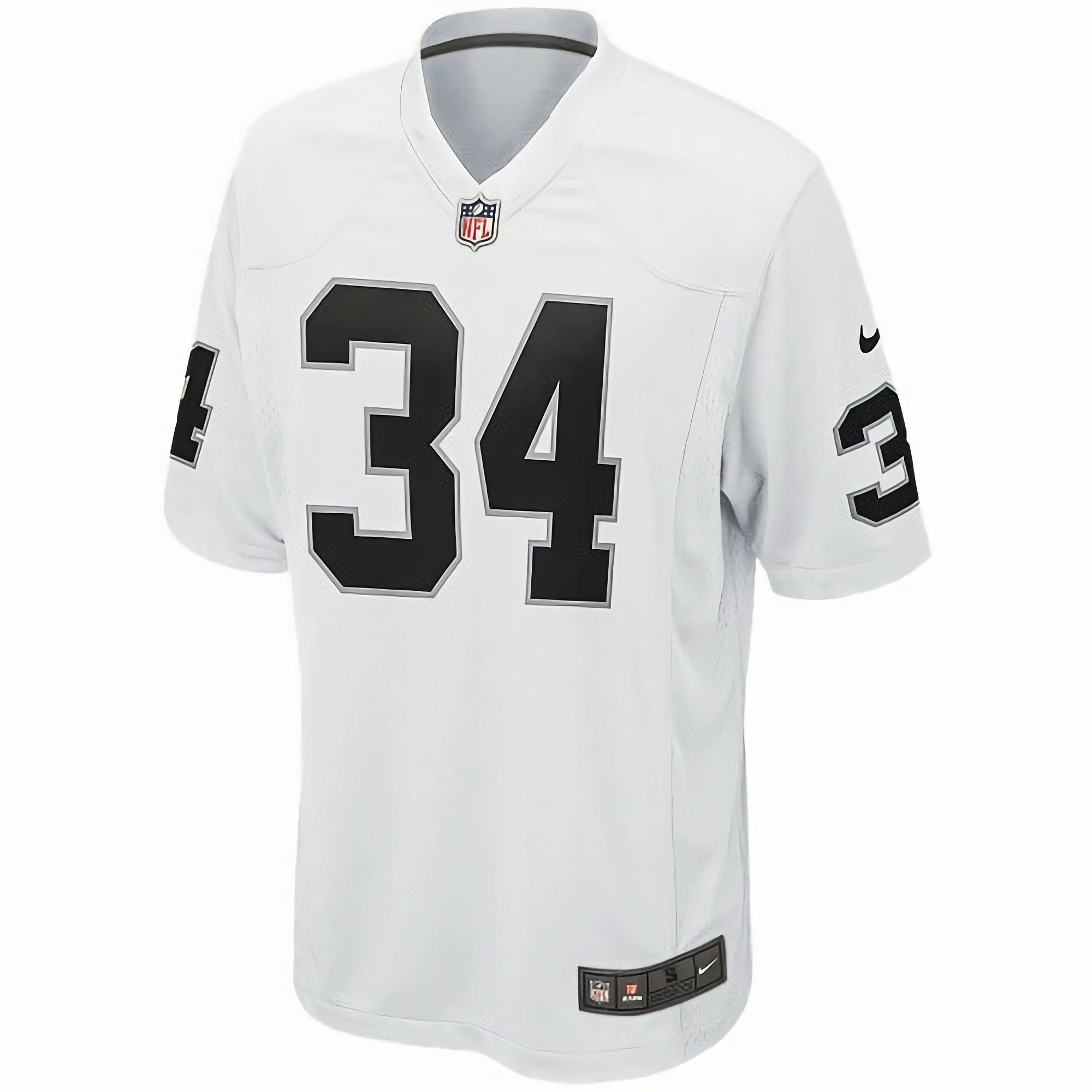 Bo Jackson Las Vegas Raiders White Road Game Jersey - All Stitched - Image 2