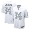 Bo Jackson Las Vegas Raiders White Alternate Game Jersey - All Stitched