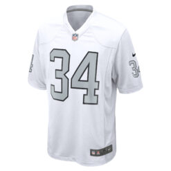 Alternative view of Bo Jackson Las Vegas Raiders White Alternate Game Jersey - All Stitched