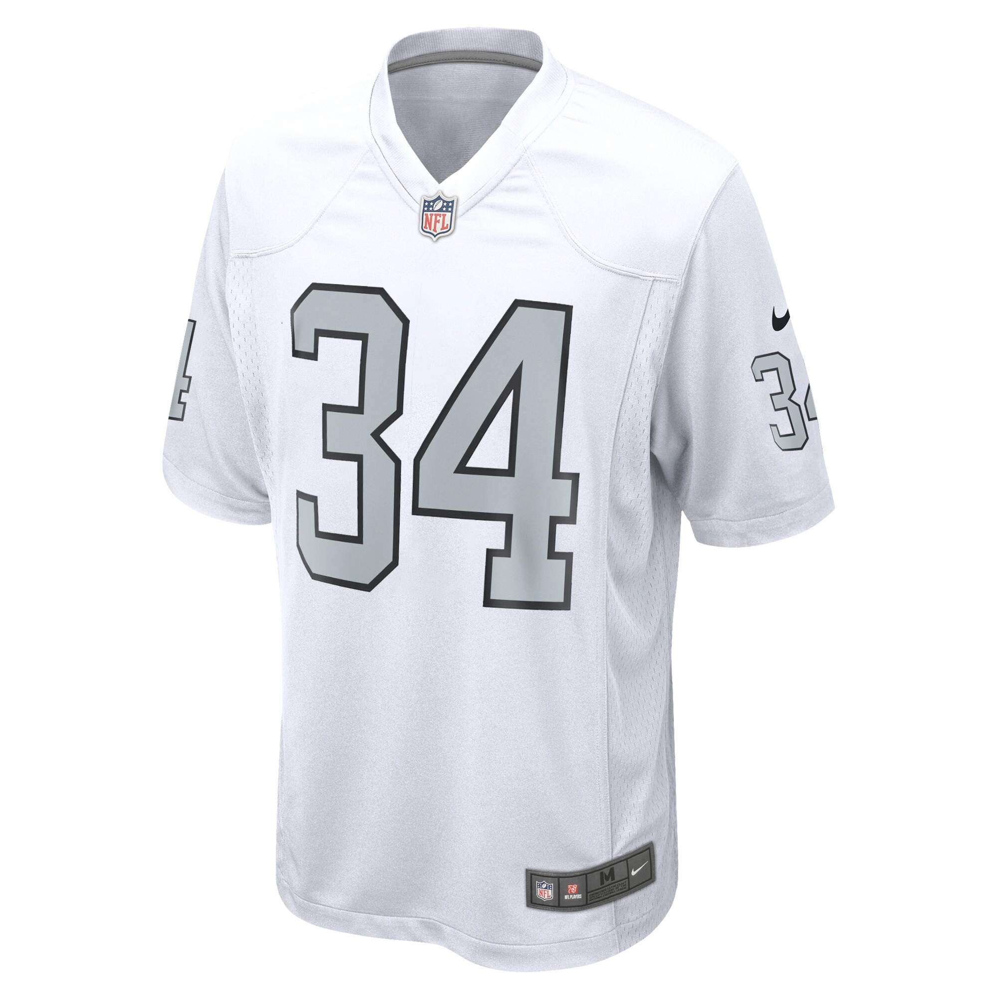 Bo Jackson Las Vegas Raiders White Alternate Game Jersey - All Stitched - Image 2