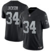 Bo Jackson Las Vegas Raiders Black Home Vapor F.U.S.E Limited Jersey - All Stitched