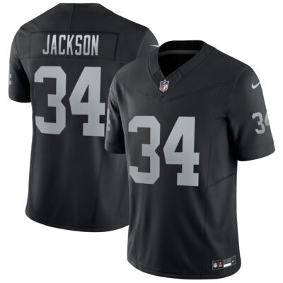 Bo Jackson Las Vegas Raiders Black Home Vapor F.U.S.E Limited Jersey - All Stitched