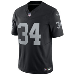Alternative view of Bo Jackson Las Vegas Raiders Black Home Vapor F.U.S.E Limited Jersey - All Stitched