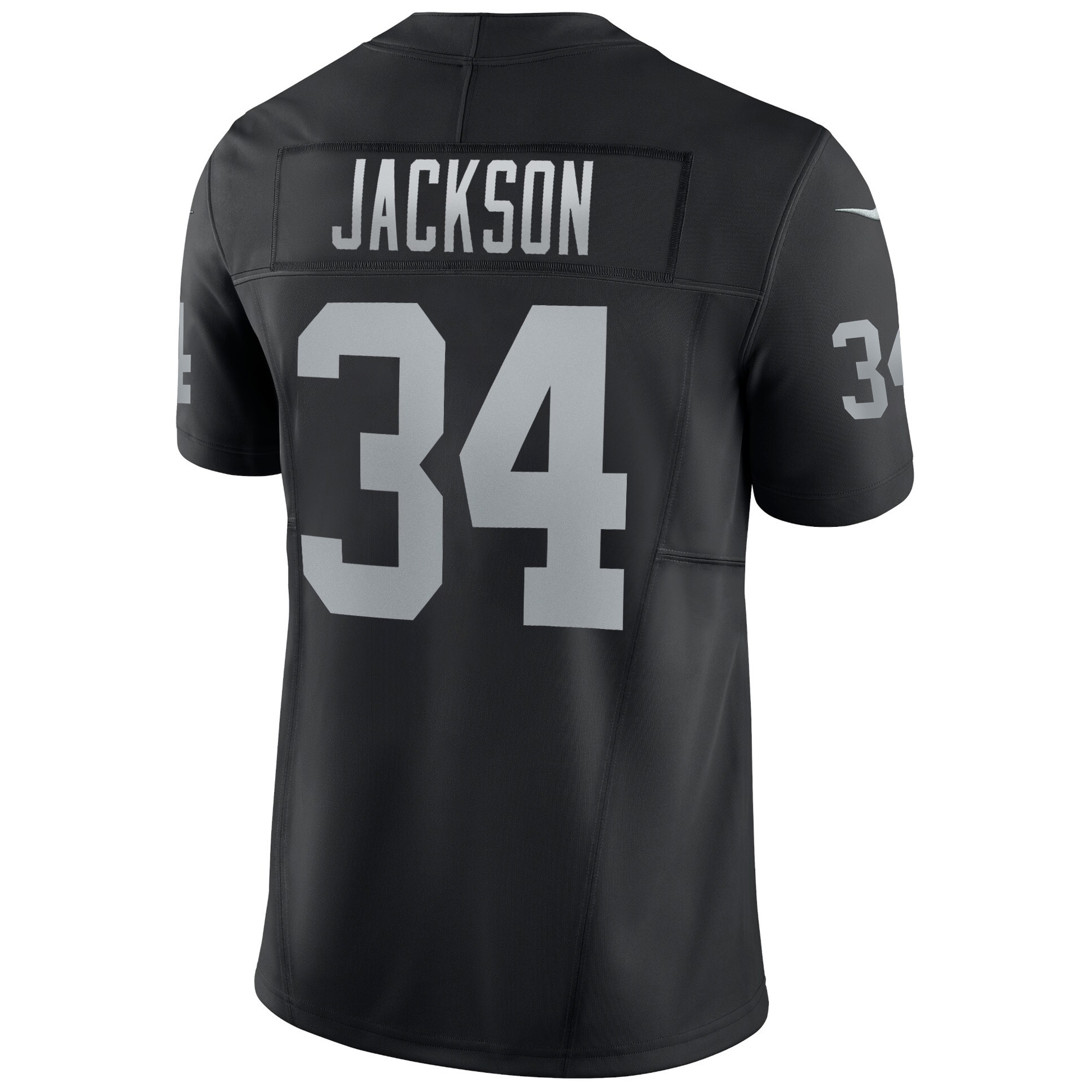 Bo Jackson Las Vegas Raiders Black Home Vapor F.U.S.E Limited Jersey - All Stitched - Image 3