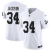 Bo Jackson Las Vegas Raiders White Road Vapor F.U.S.E Limited Jersey - All Stitched