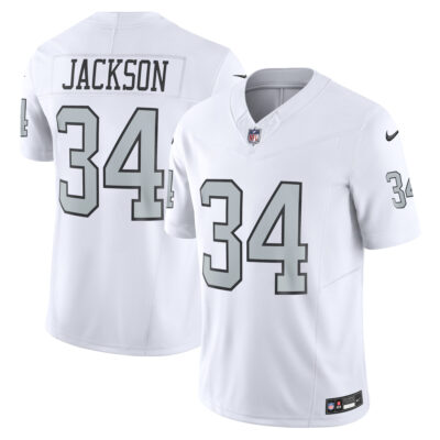 Bo Jackson Las Vegas Raiders White Alternate Vapor F.U.S.E Limited Jersey - All Stitched