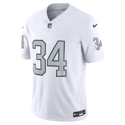 Alternative view of Bo Jackson Las Vegas Raiders White Alternate Vapor F.U.S.E Limited Jersey - All Stitched