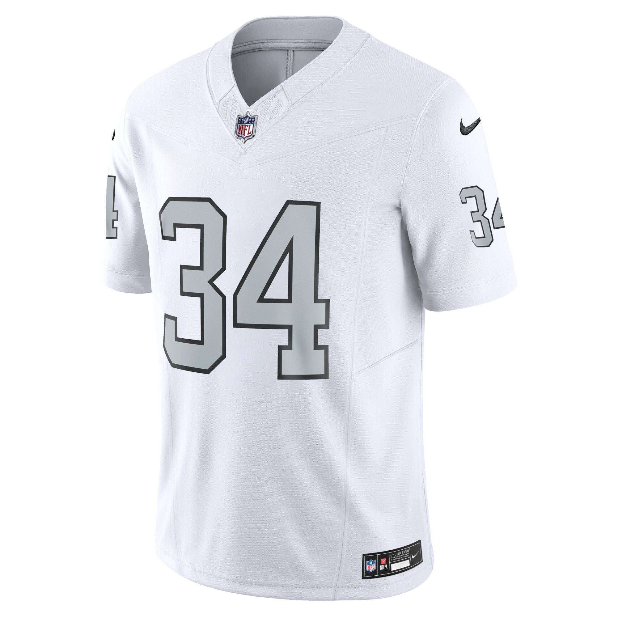 Bo Jackson Las Vegas Raiders White Alternate Vapor F.U.S.E Limited Jersey - All Stitched - Image 2