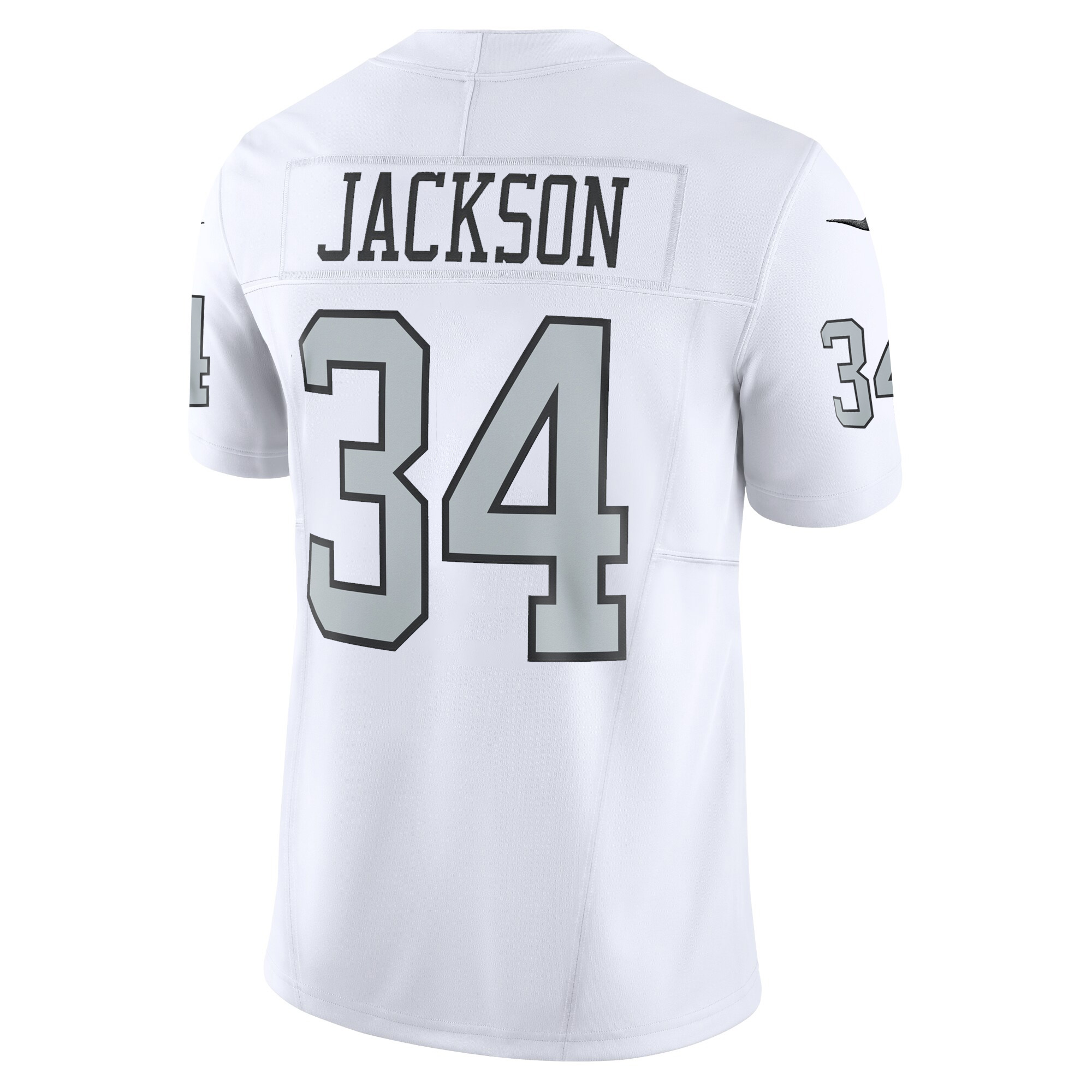 Bo Jackson Las Vegas Raiders White Alternate Vapor F.U.S.E Limited Jersey - All Stitched - Image 3