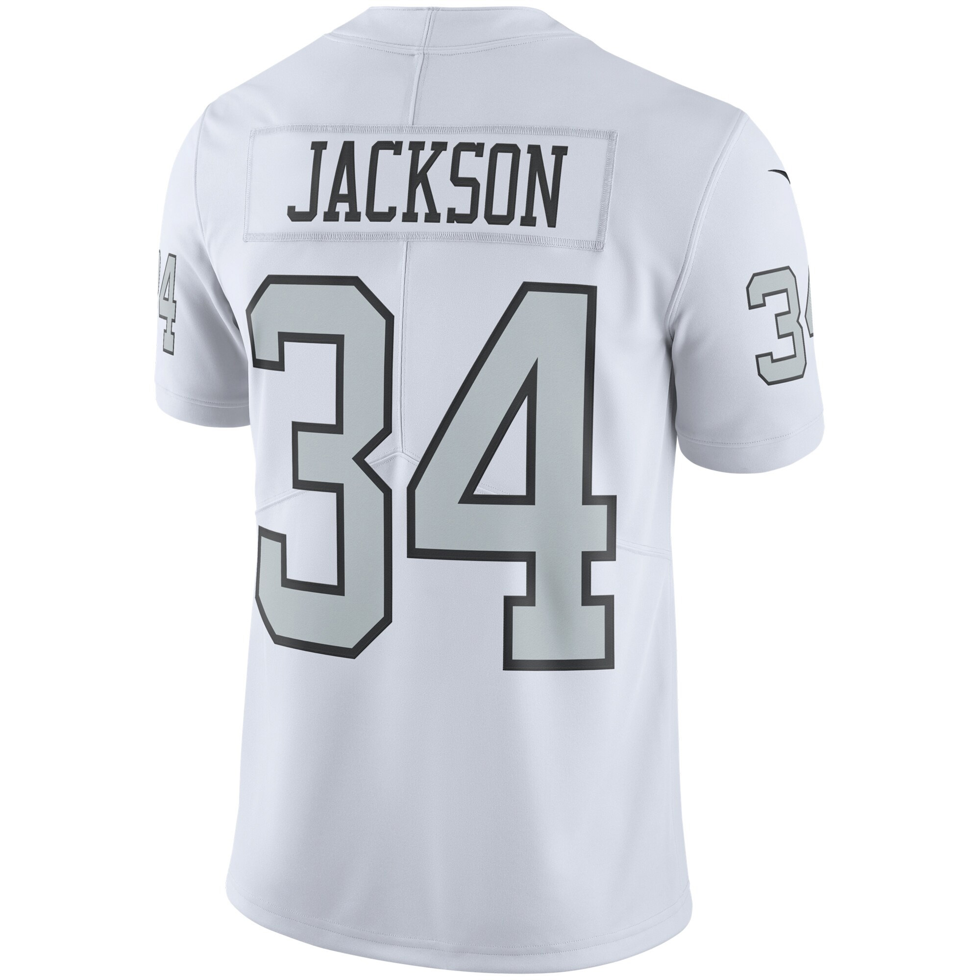Bo Jackson Las Vegas Raiders White Color Rush Untouchable Limited Jersey - All Stitched - Image 3