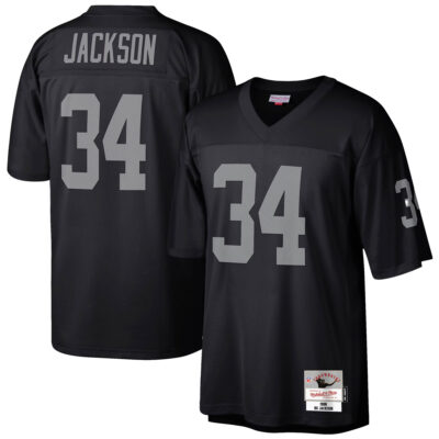 Bo Jackson Las Vegas Raiders Black Legacy Jersey - All Stitched