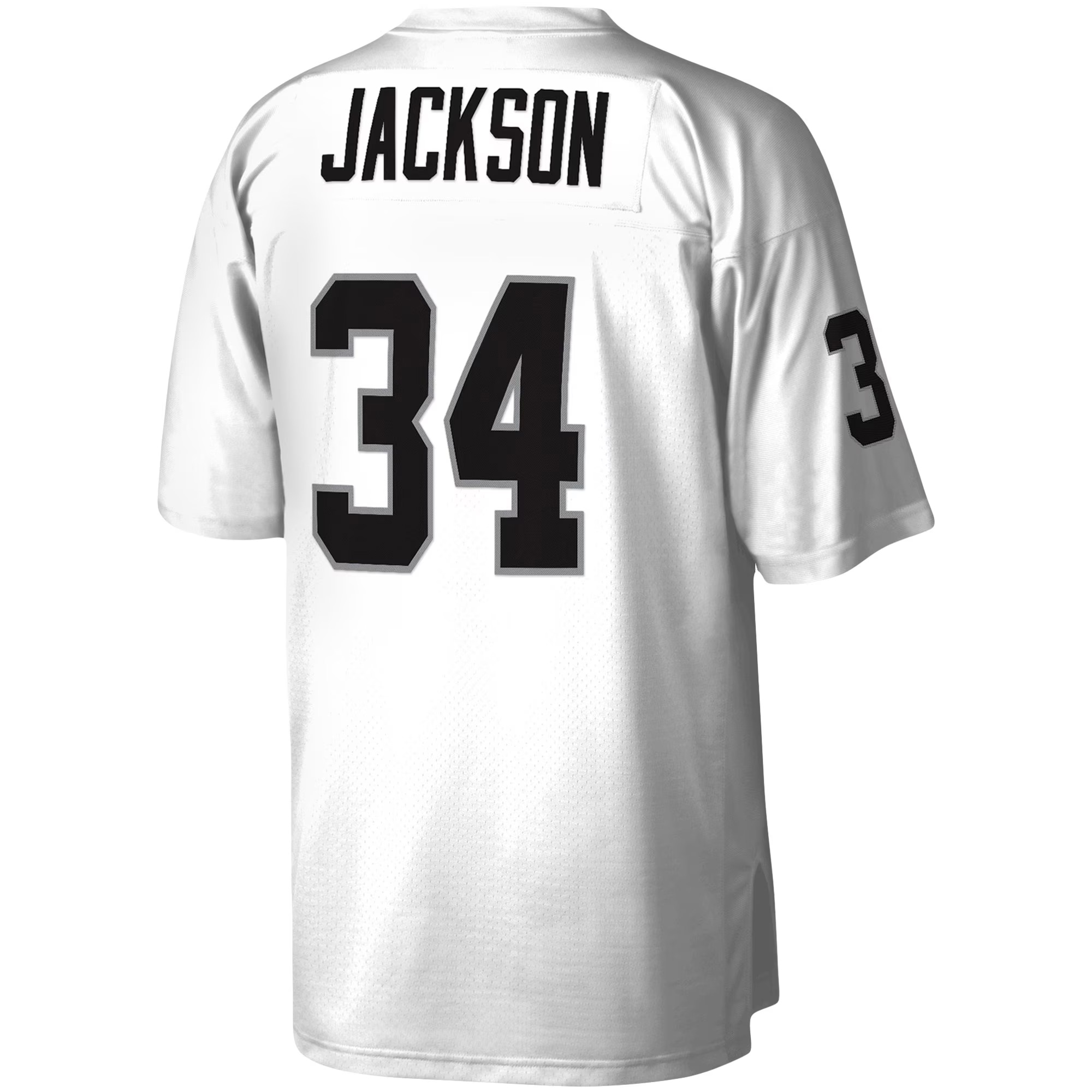 Bo Jackson Las Vegas Raiders White Legacy Jersey - All Stitched - Image 3