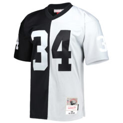 Alternative view of Bo Jackson Las Vegas Raiders Black Silver 1988 Split Legacy Jersey - All Stitched