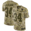 Bo Jackson Las Vegas Raiders Olive Salute To Service Limited Jersey - All Stitched