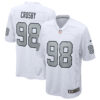 Maxx Crosby Las Vegas Raiders White Alternate Game Jersey - All Stitched
