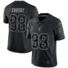 Maxx Crosby Las Vegas Raiders Black RFLCTV Limited Jersey - All Stitched