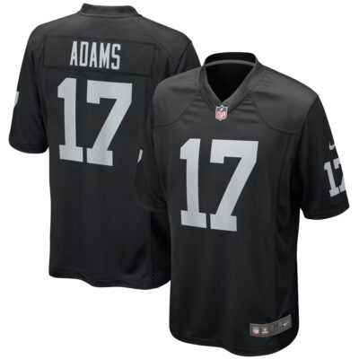 Davante Adams Las Vegas Raiders Black Home Game Jersey - All Stitched
