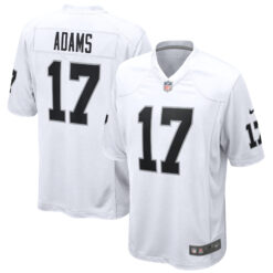Davante Adams Las Vegas Raiders White Road Game Jersey - All Stitched