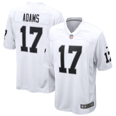 Davante Adams Las Vegas Raiders White Road Game Jersey - All Stitched