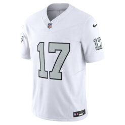 Alternative view of Davante Adams Las Vegas Raiders White Alternate Vapor F.U.S.E Limited Jersey - All Stitched