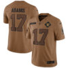 Davante Adams Las Vegas Raiders Brown 2023 Salute To Service Limited Jersey - All Stitched