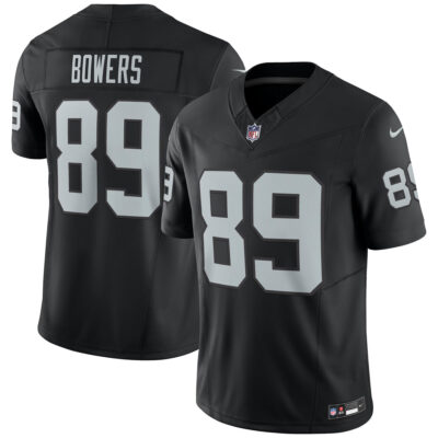 Brock Bowers Las Vegas Raiders Black Home Vapor F.U.S.E Limited Jersey - All Stitched