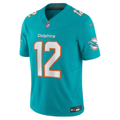Alternative view of Bob Griese Miami Dolphins Aqua Home Vapor F.U.S.E Limited Jersey - All Stitched