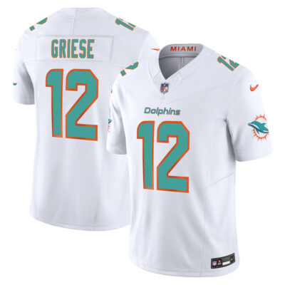 Bob Griese Miami Dolphins White Road Vapor F.U.S.E Limited Jersey - All Stitched
