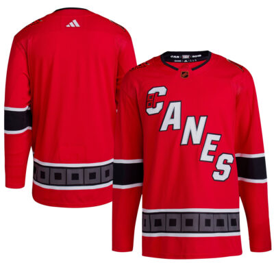 Carolina Hurricanes Red Reverse Retro 2.0 Jersey - All Stitched
