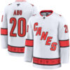 Sebastian Aho Carolina Hurricanes White Away Premium Jersey - All Stitched