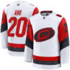 Sebastian Aho Carolina Hurricanes White Away Jersey - All Stitched