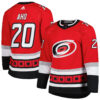 Sebastian Aho Carolina Hurricanes Red Alternate Primegreen Jersey - All Stitched