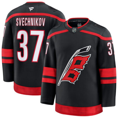 Andrei Svechnikov Carolina Hurricanes Black Home Premium Jersey - All Stitched