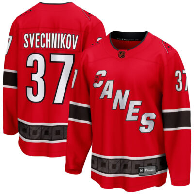 Andrei Svechnikov Carolina Hurricanes Red Special Edition 2.0 Jersey - All Stitched