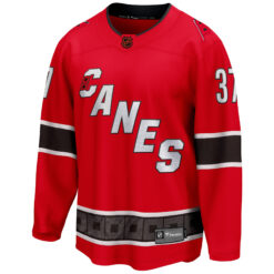 Alternative view of Andrei Svechnikov Carolina Hurricanes Red Special Edition 2.0 Jersey - All Stitched
