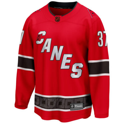 Alternative view of Andrei Svechnikov Carolina Hurricanes Red Special Edition 2.0 Jersey - All Stitched