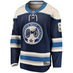 Alternative view of Zach Werenski Columbus Blue Jackets Blue Alternate Premium Jersey - All Stitched